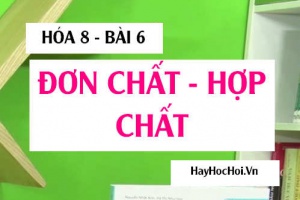 Đơn chất là gì, Hợp chất là gì, đặc điểm cấu tạo? Khái niệm phân tử, phân tử khối - Hóa 8 bài 6